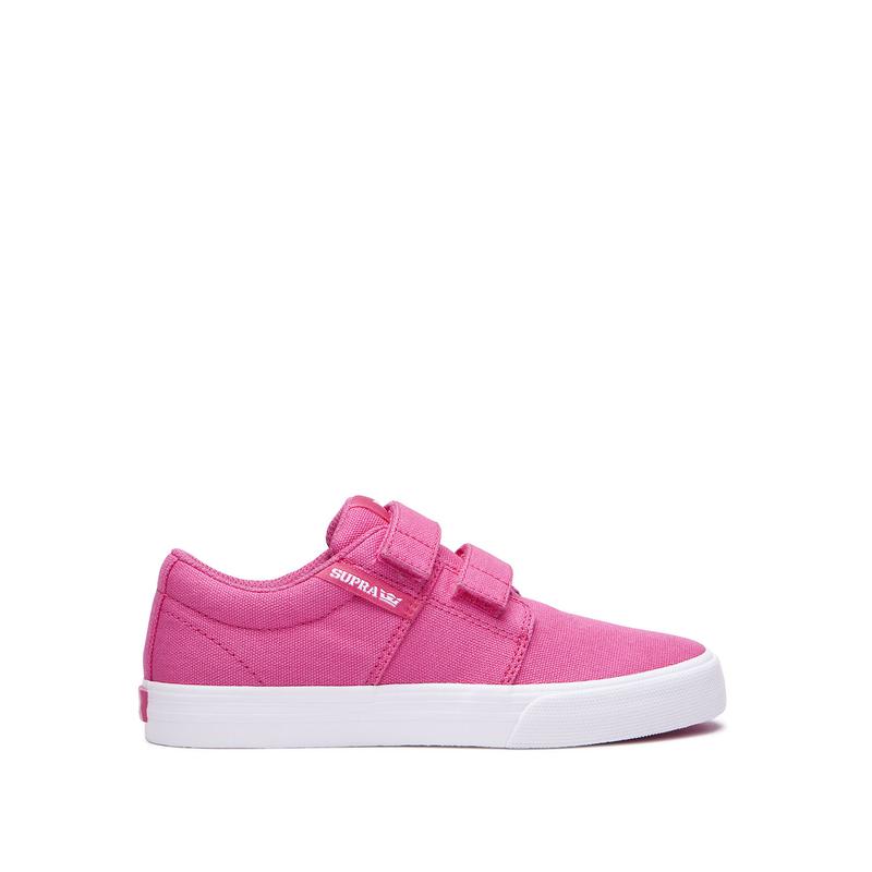 Buty Supra STACKS II V - Sneakersy Niskie Dziecięce - Różowe (GUKB-61074)